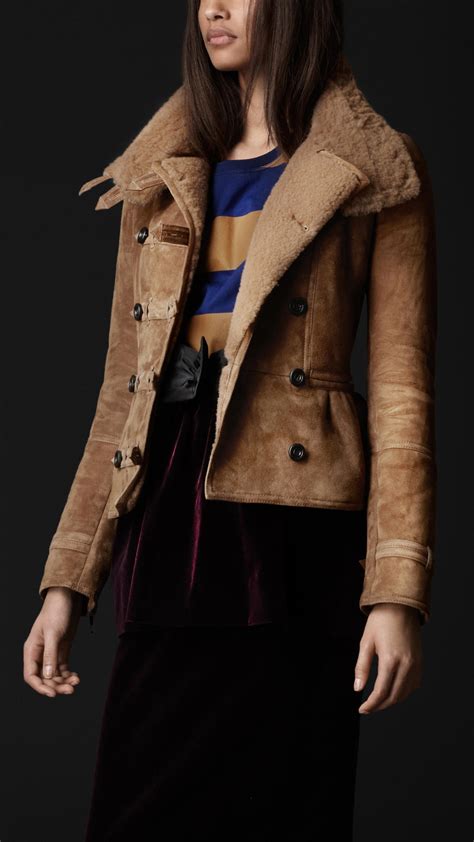 burberry prorsum fall 2018 women shearling|Burberry Prorsum Shearling Fur Jacket .